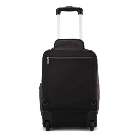 Samsonite Modern Utility Convertible Wheeled Backpack in Charcoal Leather - Picture 7 of 10